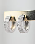 Arracada chica brillantes chunky