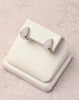 Gold and Pavé Diamond Earrings