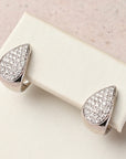 Gold and Pavé Diamond Earrings