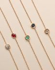 Diamond Bezel Delicate Bracelet