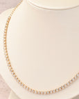 Bezel Choker Tennis Necklace