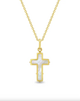 Mother of Pearl Cross Baby