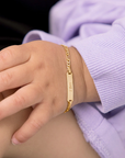 Classic Figaro Identification Baby Bracelet