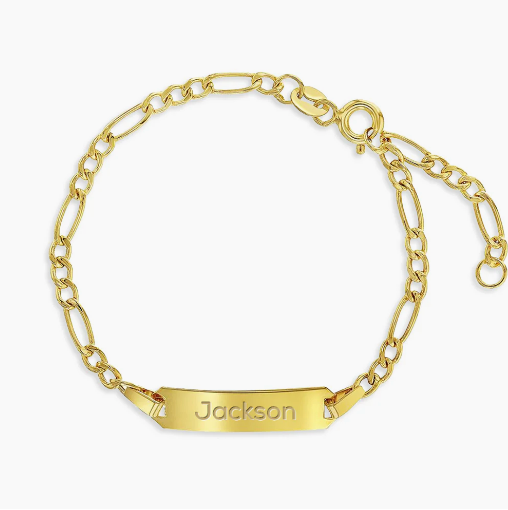 Classic Figaro Identification Baby Bracelet