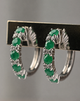 Emerald Diamond Earrings