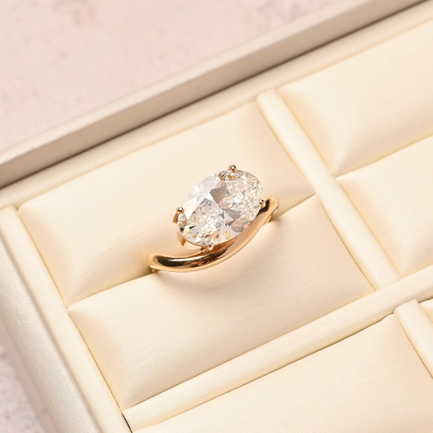 Oval Lab Diamond Ring