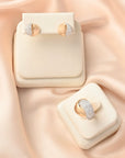 Gold Diamond Pave Chunky Ring