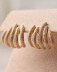 5 Claw Diamond Earrings