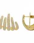 5 Claw Diamond Earrings