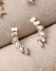 Baguette Diamond Studs