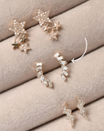 Baguette Diamond Studs