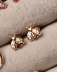 Lady BugClear Studs