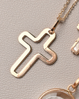 Curved Cross Outline