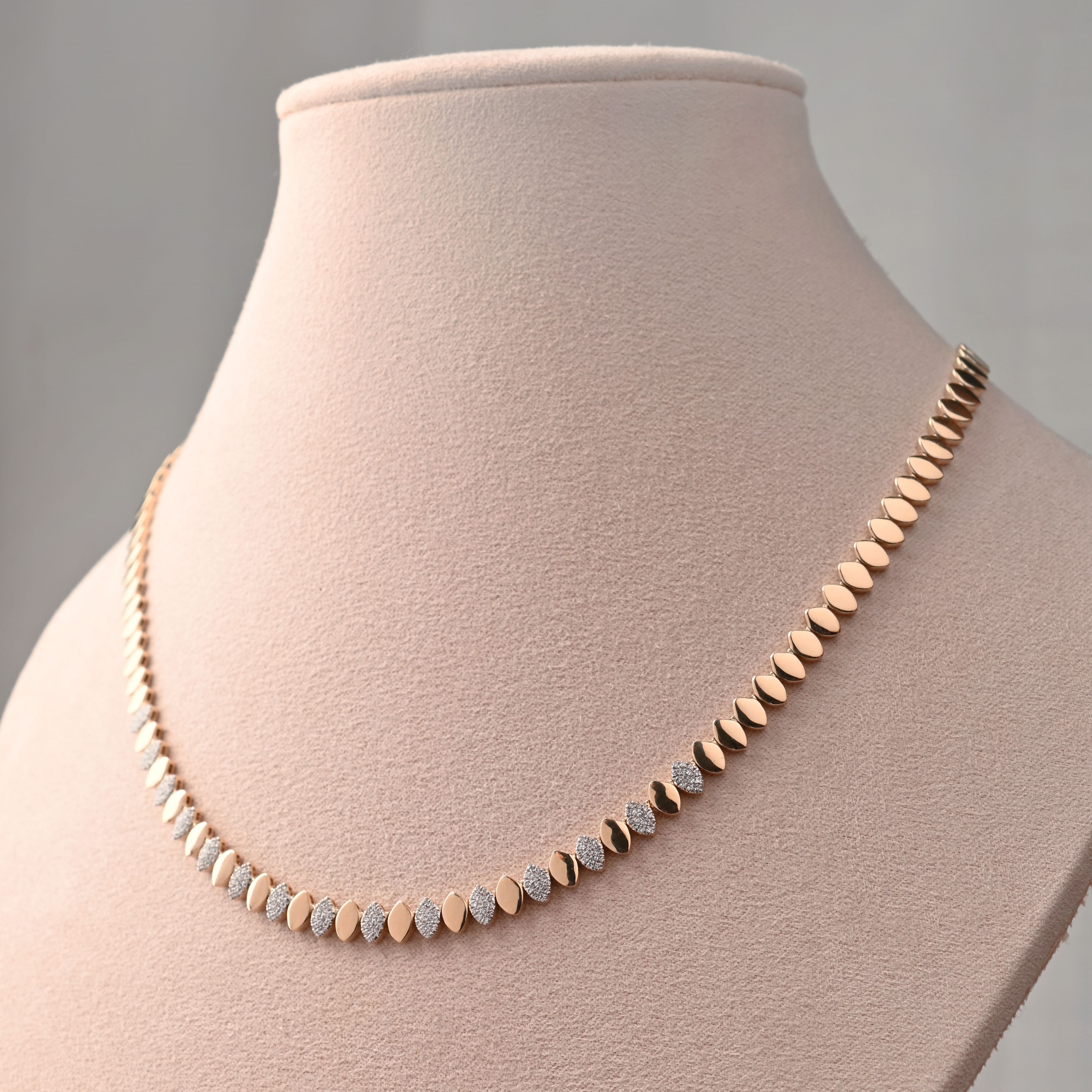 Pavé and Gold Chocker