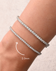 Tennis bracelet (2mm)