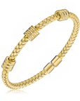 Pulsera aro trenzado mate