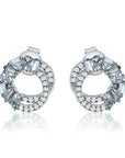 Stud 2 círculos entrelazados