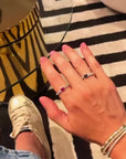 Ruby and Diamond Band Ring