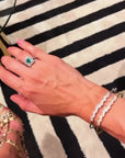 Square Baguette Shape Bangle