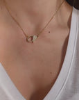Diamond Lock with Clip Chain