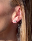 Mini Evil Eye Diamond Studs
