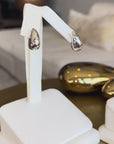 Arete gota chunky  y brillantes